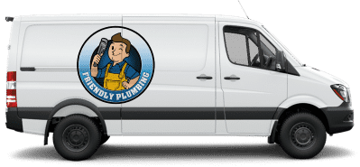 Friendly Plumbing Team's Service Van